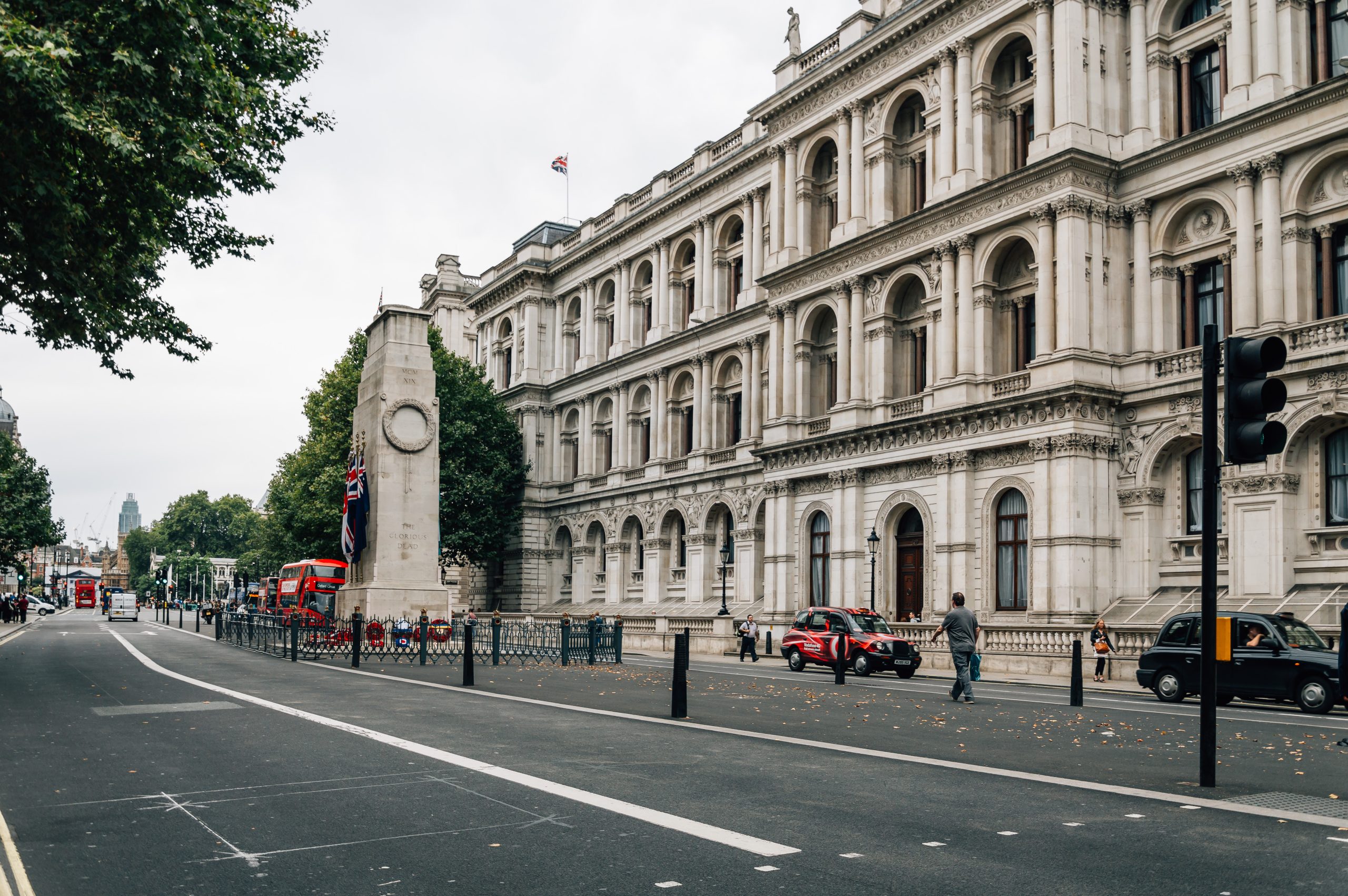 Whitehall and Foreign Office in London